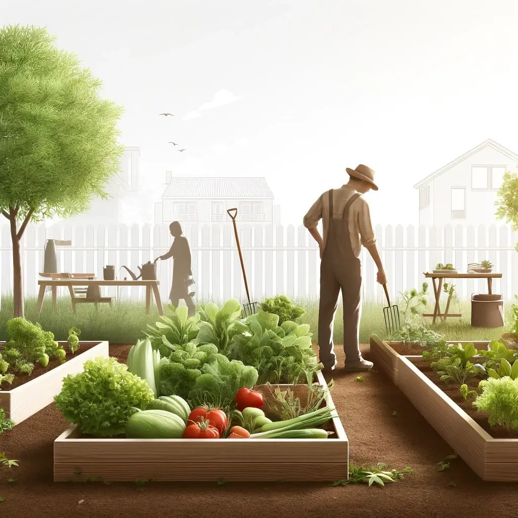 Moestuin foto